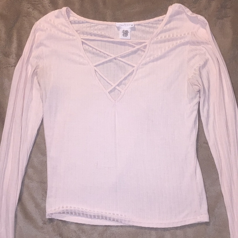 Light pink top